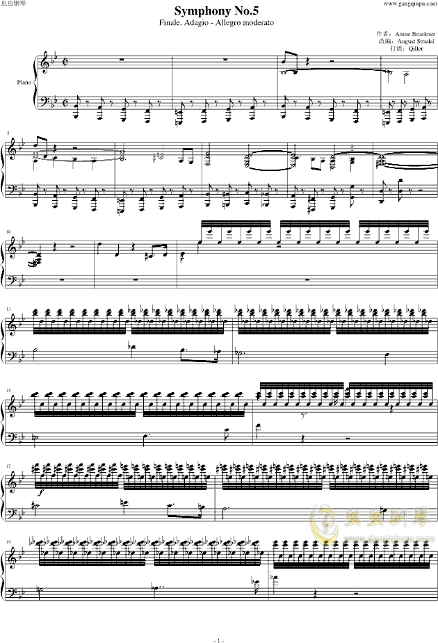 第五交响曲简谱_Symphony No. 5 in E Minor, Op.64 E小调第五交响曲 Op.64第四