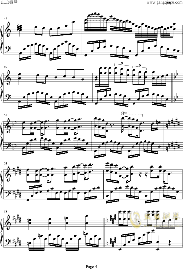 深情无边曲谱五线谱_空白五线谱(2)