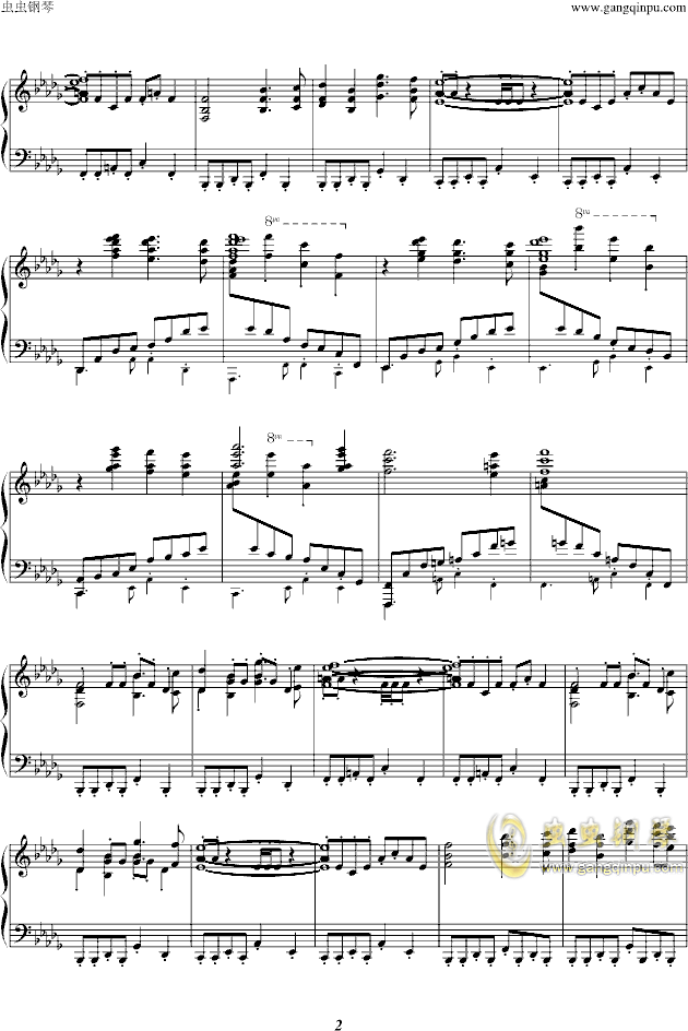 西游记钢琴曲谱四首_西游记钢琴曲谱