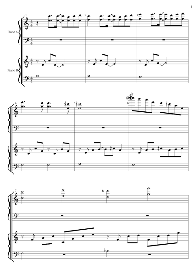 艾辰错位时空钢琴曲谱_光遇错位时空钢琴曲谱(2)