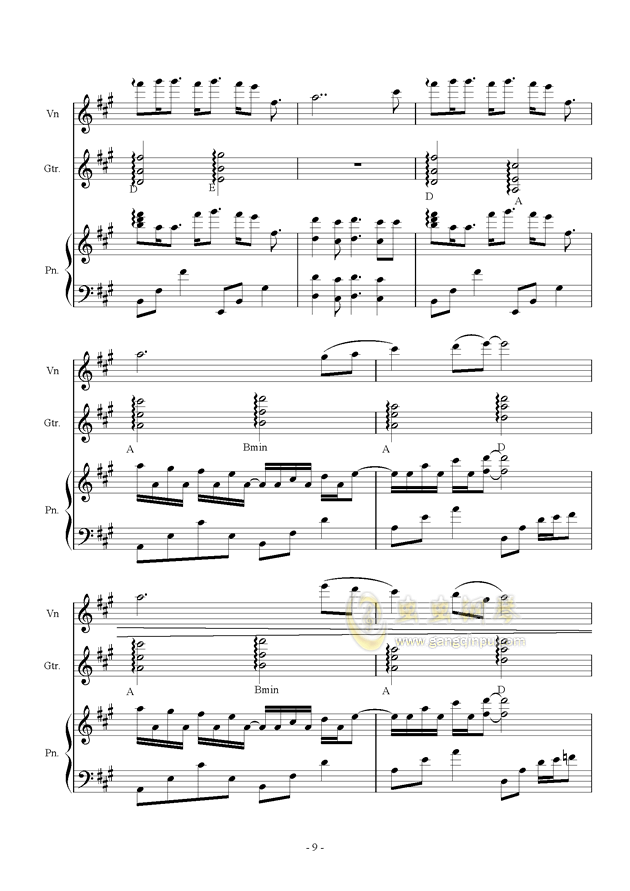 ericsatie钢琴曲谱_钢琴简单曲谱