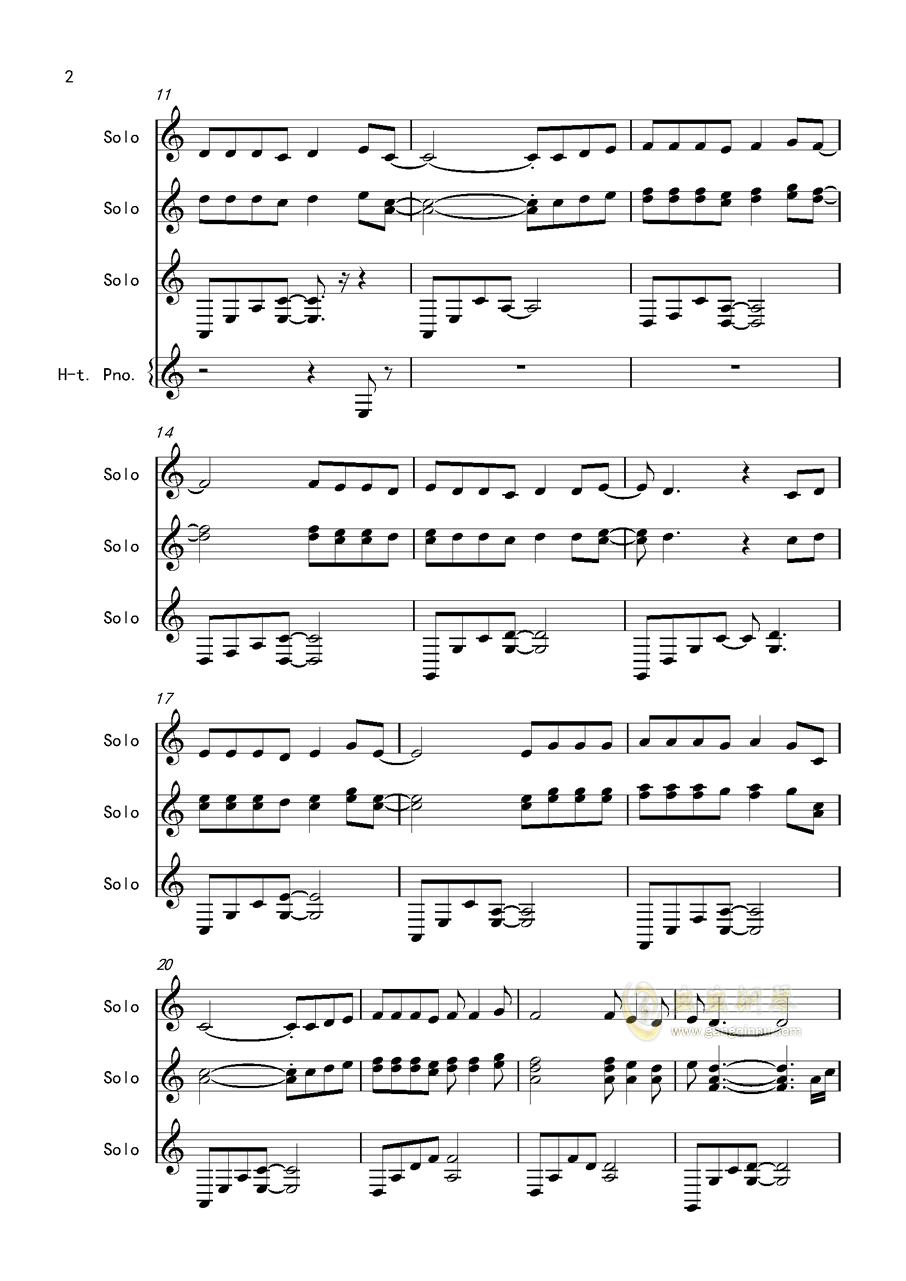 黄安伦钢琴曲谱_钢琴简单曲谱(3)