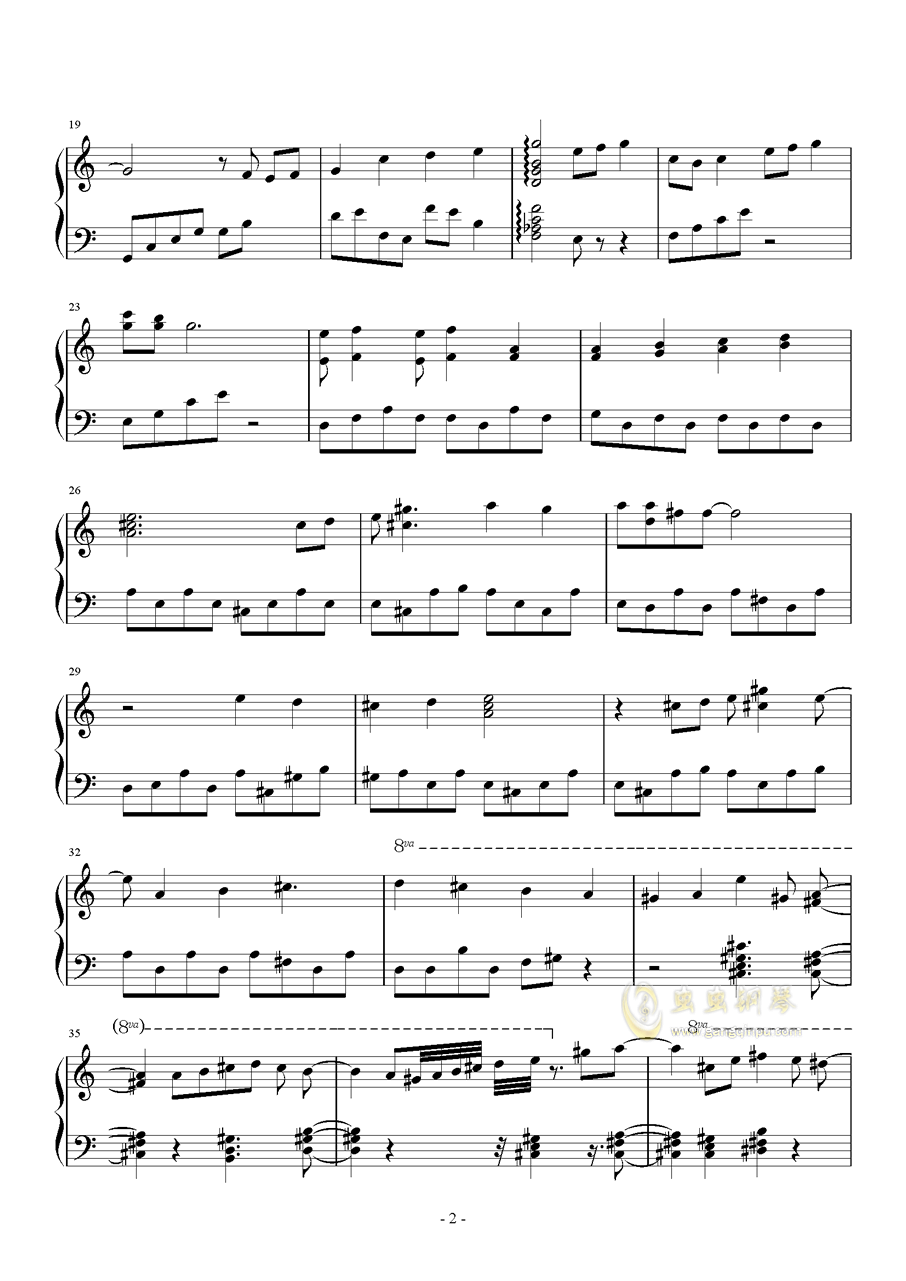 梦之雪钢琴曲简谱_初雪钢琴曲简谱(3)