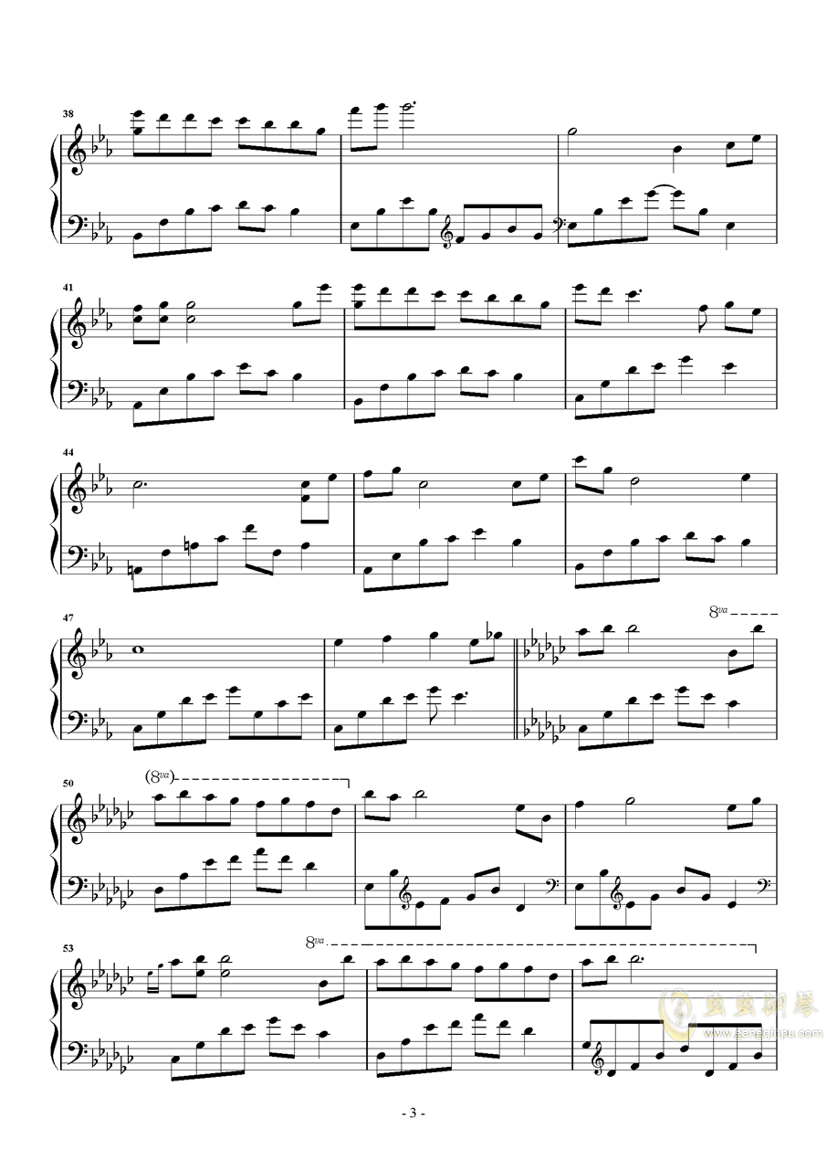 石进简谱_夜的钢琴曲5简谱石进