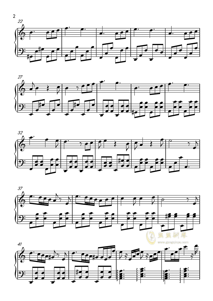 钢琴歌曲谱伴奏_歌曲钢琴伴奏图片(3)