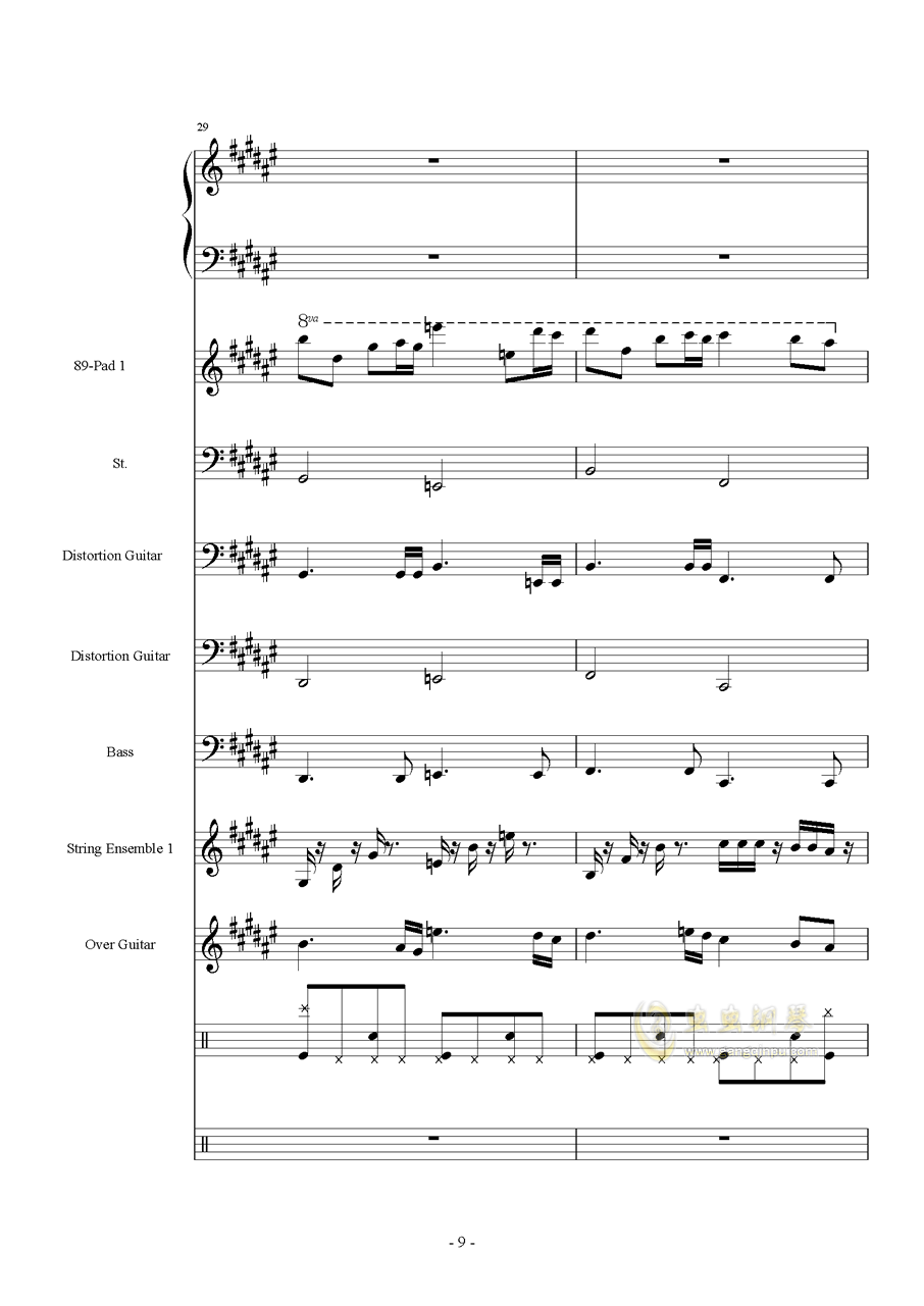 亡灵序曲简谱钢琴_亡灵序曲,亡灵序曲钢琴谱,亡灵序曲钢琴谱网,亡灵序曲钢琴谱大全,虫虫钢琴谱下载(2)