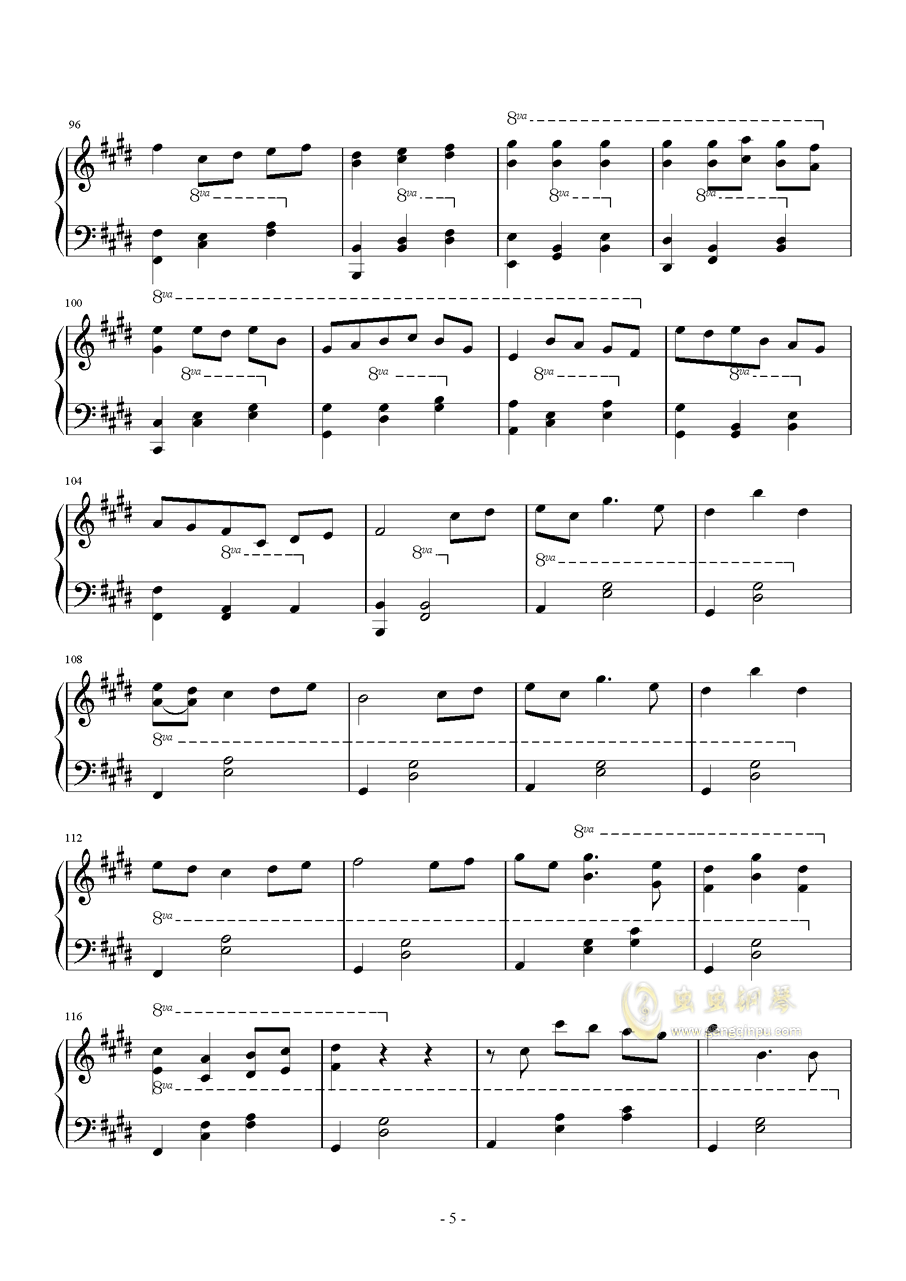 千与千寻简体曲谱_千与千寻曲谱(4)