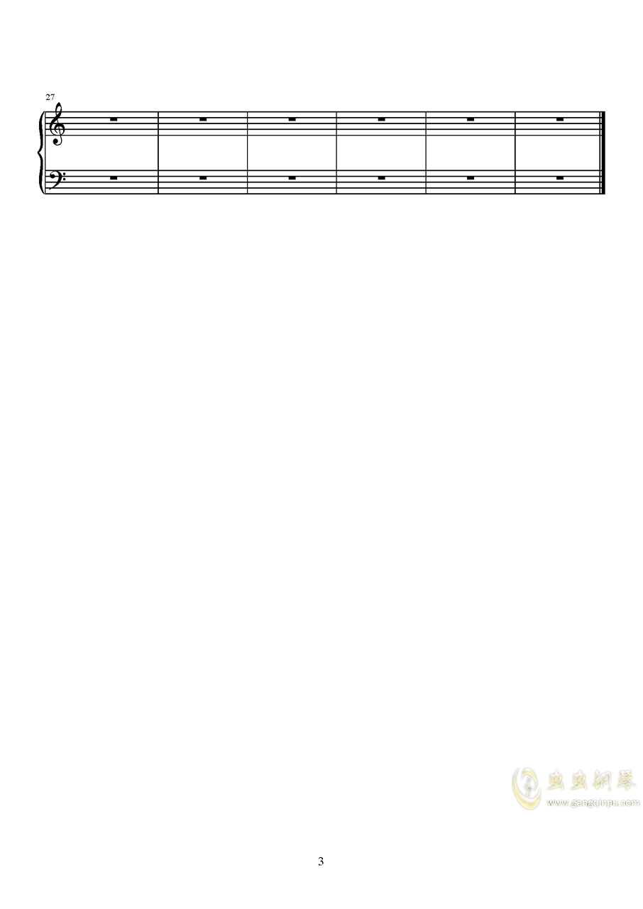 歌声与微笑曲谱教唱_歌声与微笑曲谱(3)