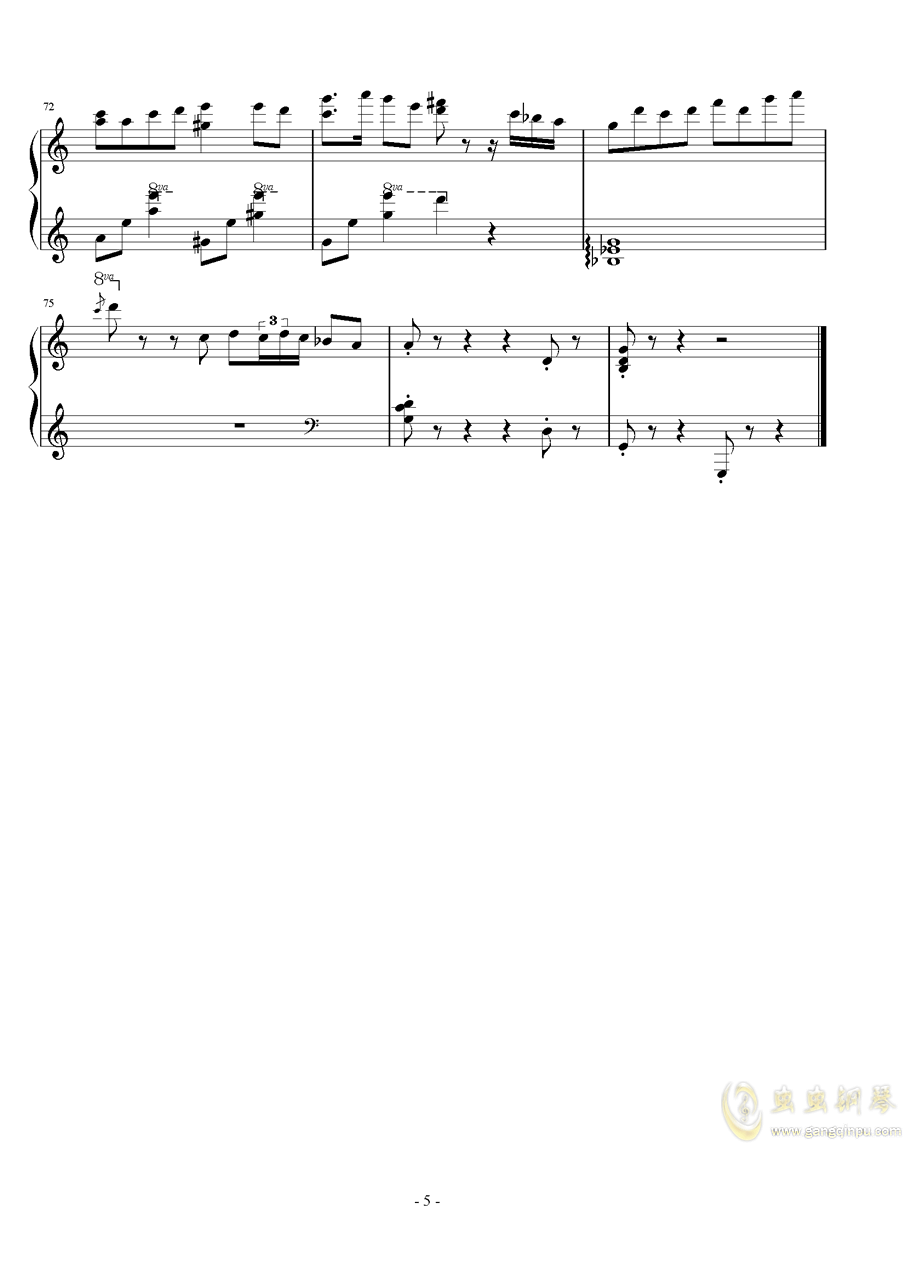 c调曲谱单手_古筝曲谱d调单手(4)