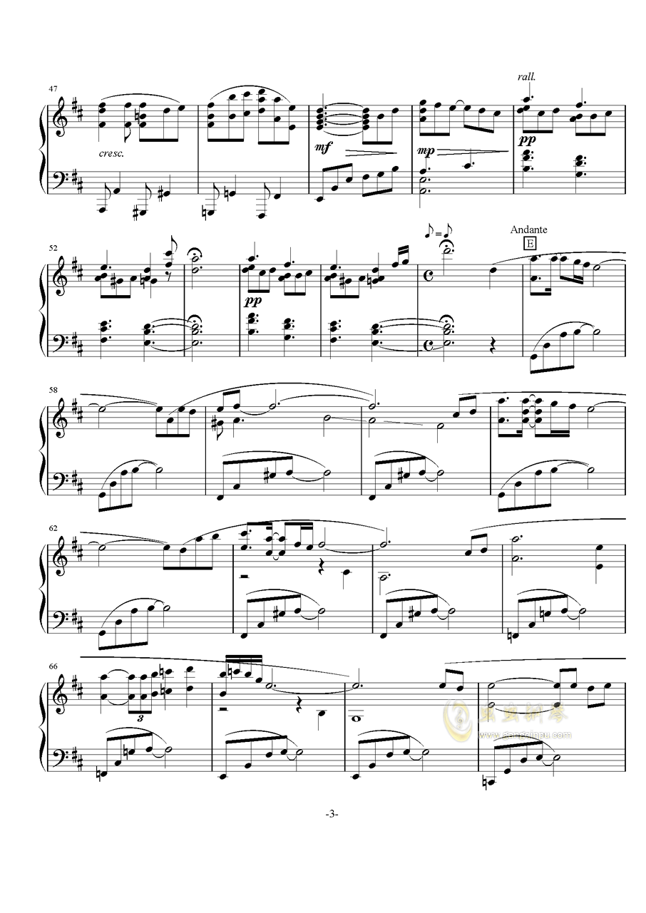 原谅钢琴简谱_无法原谅钢琴曲谱(3)