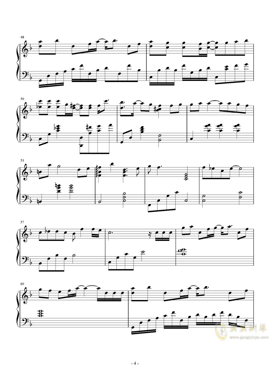 画皮主题曲钢琴曲谱_柯南主题曲钢琴曲谱