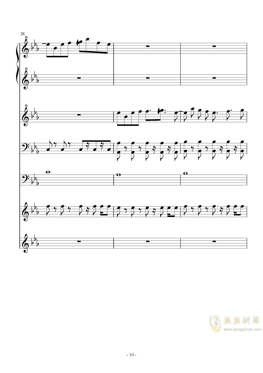 童年的夏天曲谱_童年夏天