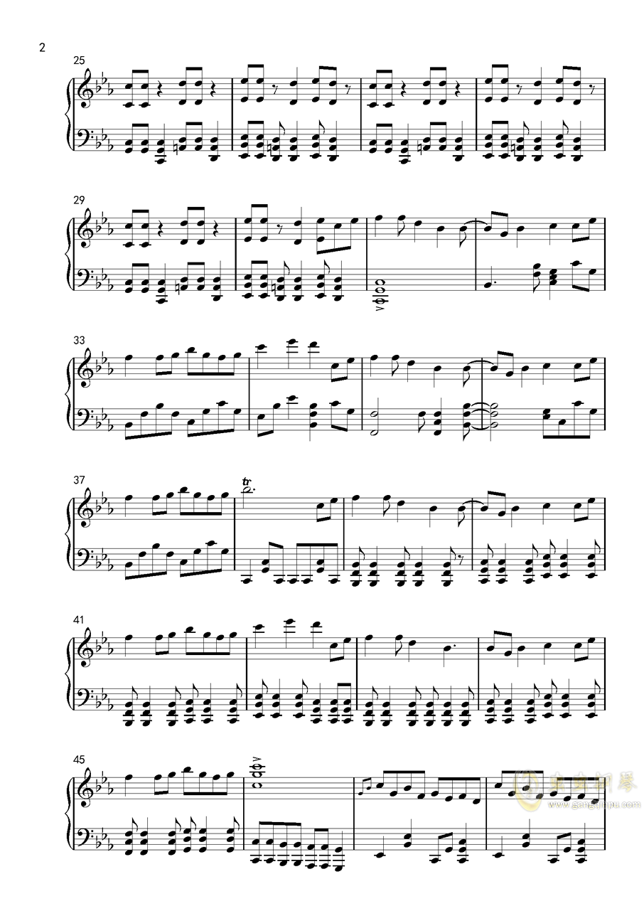 朝天子反二黄曲谱_道教朝天子笛子曲谱(5)