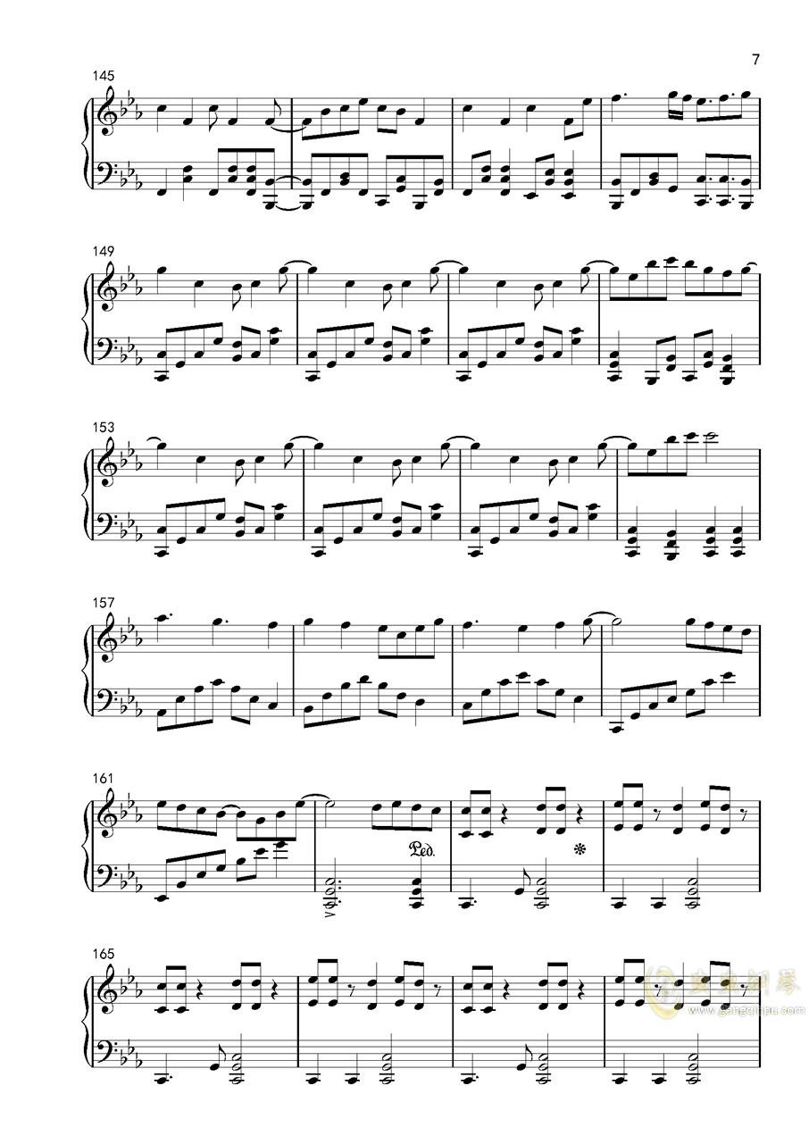 朝天子反二黄曲谱_道教朝天子笛子曲谱(5)